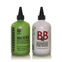 B&B Mixerflaske Til Shampoo & Balsam - 500ml