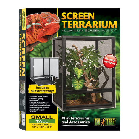Exo Terra Screen Terrarium - 45x45x60cm - Small - Tall