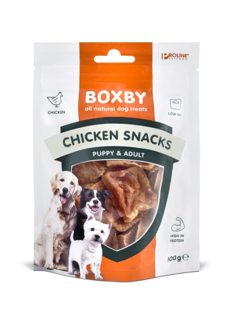 Boxby Hundesnacks Kyllinge Snacks - 100g - Kornfri