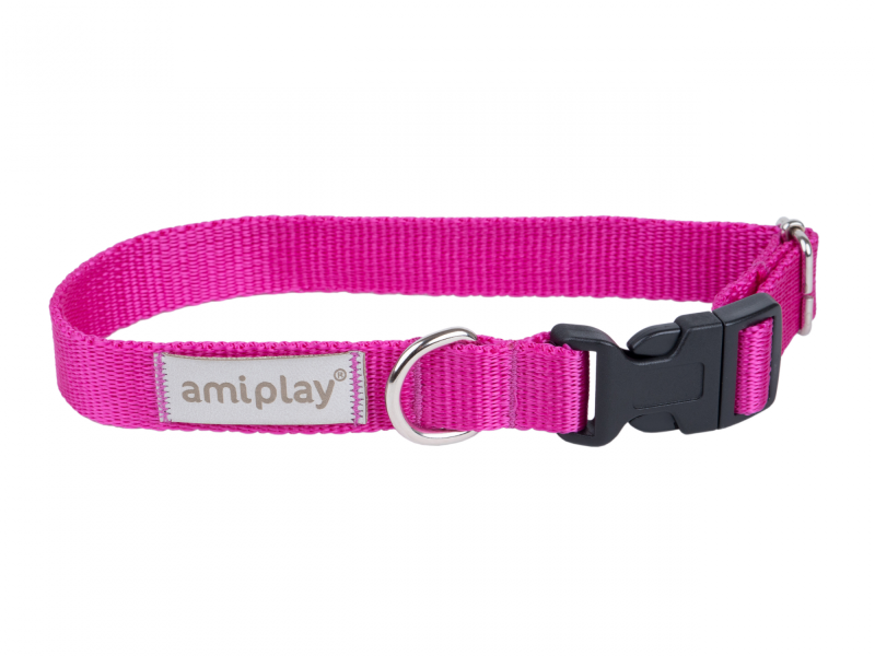Billede af Amiplay Samba Hundehalsbånd - Flere Størrelser - Pink