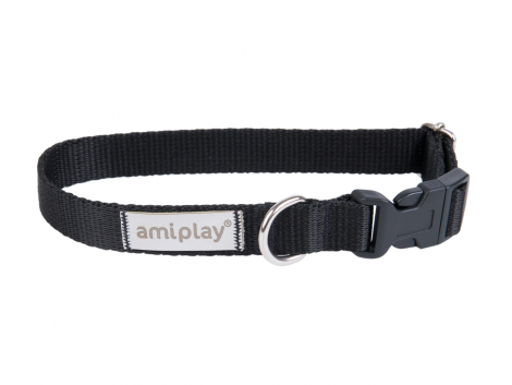Amiplay Samba Hundehalsbånd - Flere Størrelser - Sort