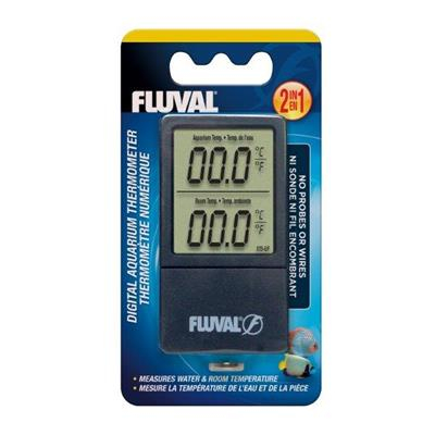 Se Fluval 2 i 1 Digitalt Termometer hos Dyreverdenen.dk