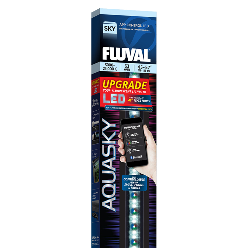 Se Fluval Aquasky LED 2,0 - 33w - 115-145cm hos Dyreverdenen.dk