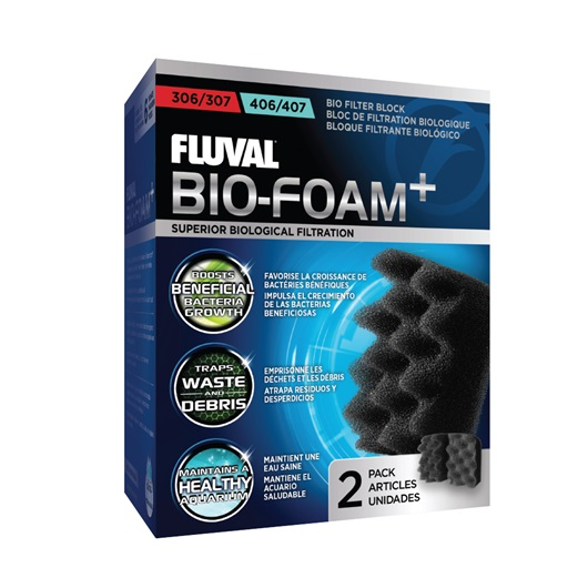 Se Fluval Bio Foam - Til 306, 406, 307, 407 - 2stk hos Dyreverdenen.dk
