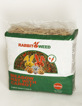 Rabbit Weed Enghø - Med Gulerod - 600g