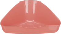 Trixie Marsvin Toilet til Hjørnet - i Plastik - 36x21x30cm - lyserød