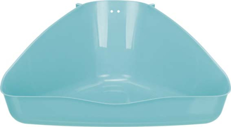 Trixie Marsvin Toilet til Hjørnet - i Plastik - 36x21x30cm - blå