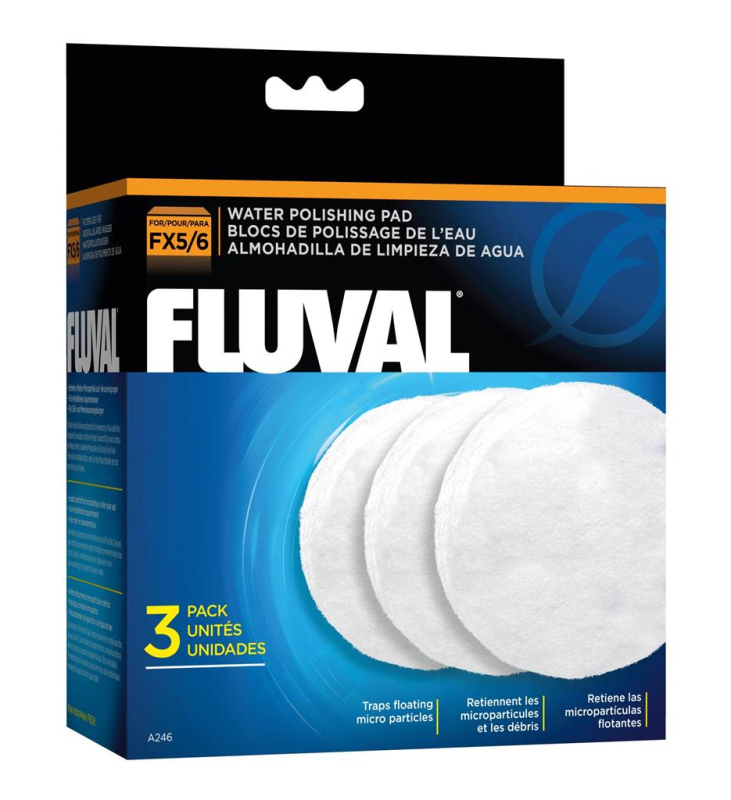 Se Fluval FX6 Filtermåtte - Fin - 3stk hos Dyreverdenen.dk
