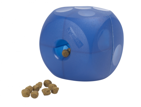 Buster Hunde Aktivitetslegetøjs Soft Mini Cube - Blå - 8x8cm