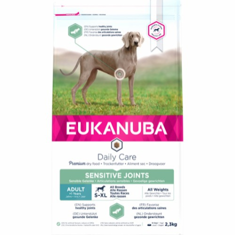 Eukanuba Daily Care Hundefoder - Sensitive Joints - Med Kylling & Kalkun - 2,3kg