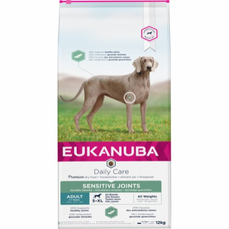 Eukanuba Daily Care Hundefoder - Sensitive Joints - Med Kylling & Kalkun - 12kg