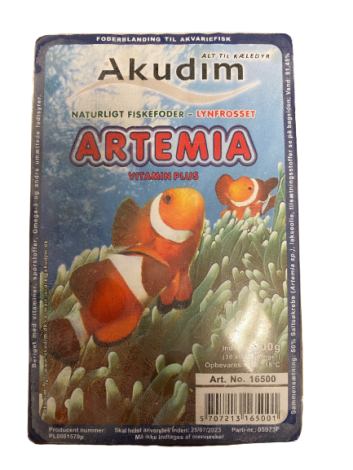 Akudim Frostne Artemia Blistpakke - 100g - Mængderabat