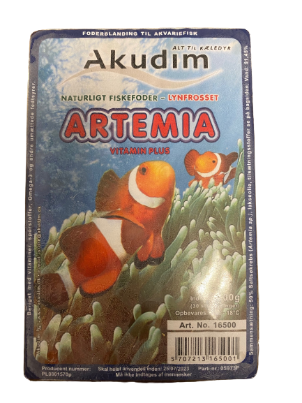 Billede af Akudim Frostne Artemia Blistpakke - 100g - Mængderabat