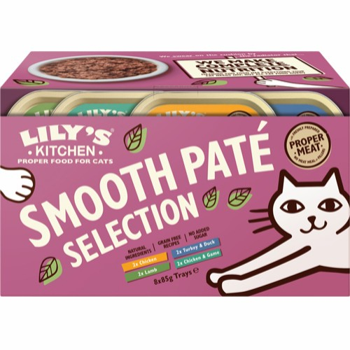 Lily's Kitchen Katte Smooth Pate - 8x85g - Kornfrit
