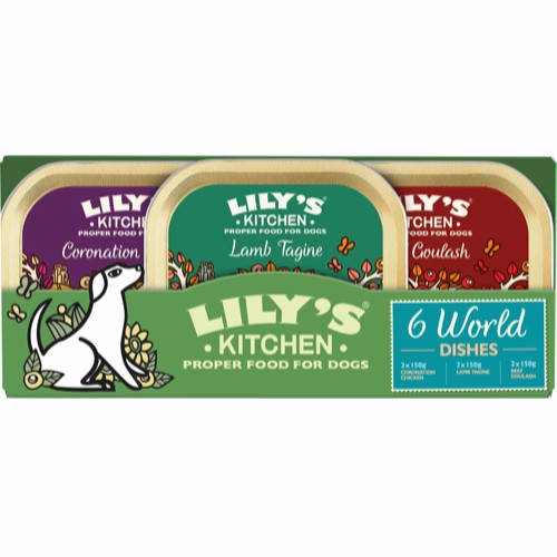 Lily's Kitchen Hunde Vådfoder Dishes Trays Multipack - 6x150g - Kornfri thumbnail