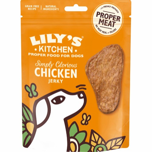 Lily's Kitchen Hundegodbidder Simply Glorious - Med Kylling Jerky - 70g - Kornfrit thumbnail