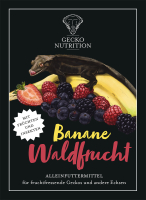 Gecko Nutrition Geckofoder - Med Banan & Vildebær - EU - KØB HER