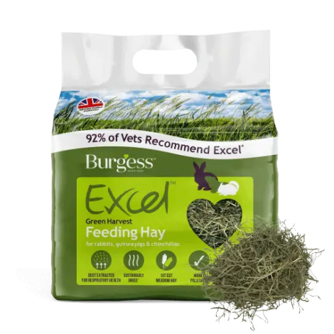 Burgess Excel Green Harvest Hø - 1kg
