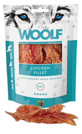 Woolf Hunde Snack Godbidder - Med Kyllinge Fillet - 100g
