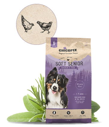 Chicopee Classic Nature Line Soft Senior Hundefoder - Med Kylling & Ris - 2kg - Hvedefri
