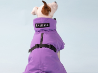 PAIKKA Recovery Hunde Vinterjakke - Lilla med hund