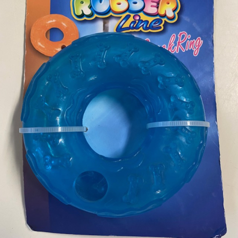 Nobby aktivitets ring, gummi blå, Ø10cm