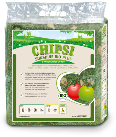 Chipsi Sunshine Bio Plus - BjergEngHø med Æble - 600g