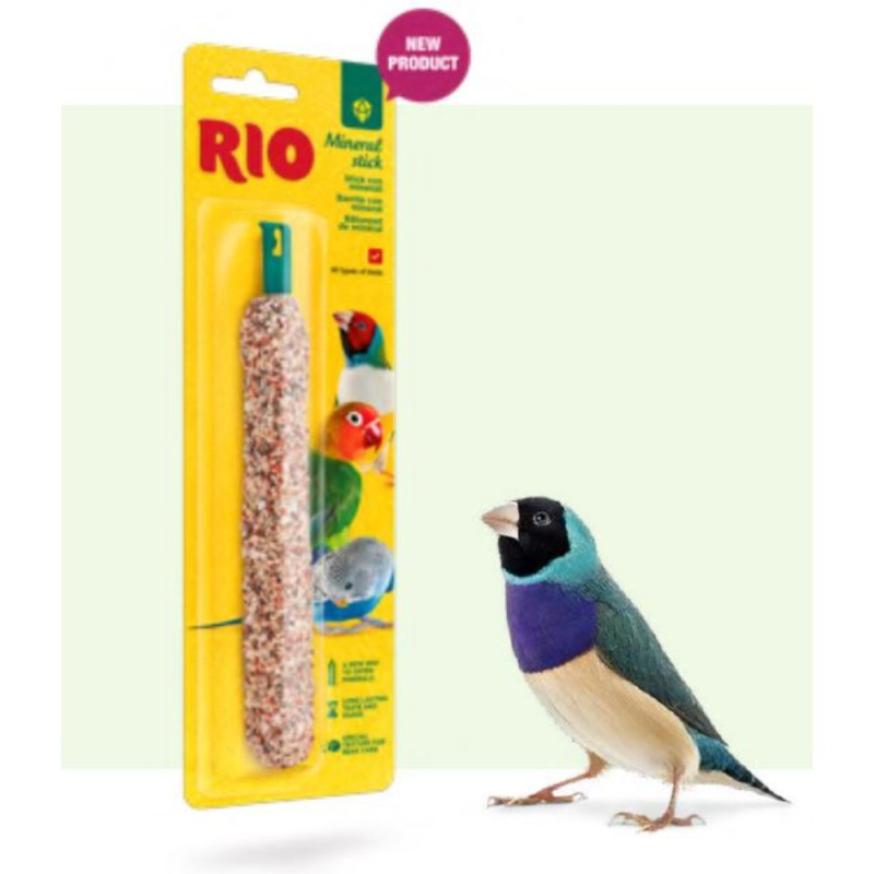 Se RIO Mineral stick til alle tamfugle hos Dyreverdenen.dk