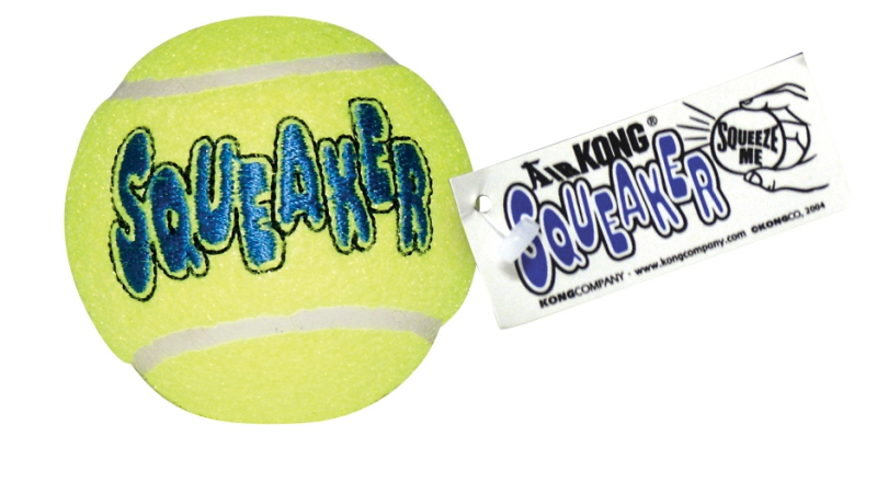 Kong Hundelegetøjs AirDog Squeaker Tennisbold, Medium thumbnail