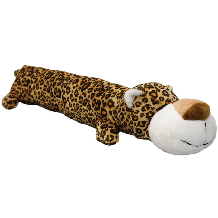Billede af Hundelegetøjs Plys Bamse Leopard Med Piv 45cm