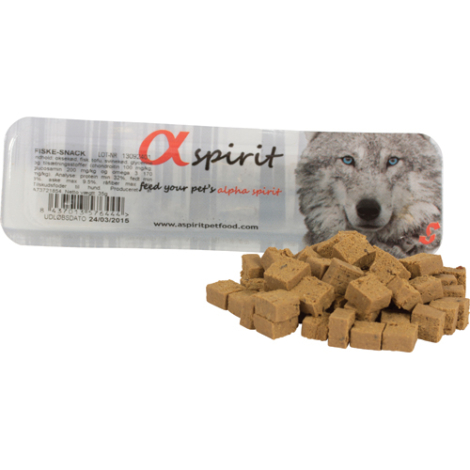 AlphaSpirit Hunde Snack Bløde Godbidder Med Fisk - 35g