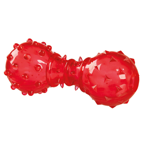 Trixie Hunde Aktivitetslegetøjs Snack Dumbbell i TPR Gummi - 12cm