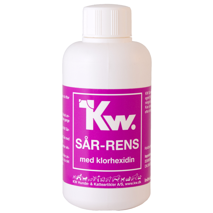 Billede af KW Sår Rens med Klorhexidin - 100ml hos Dyreverdenen.dk