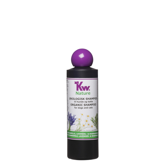 Kw Nature Hunde og Katte Shampoo - Med Kamille, Lavendel og Rosmarin Olie - 200ml - Økologisk