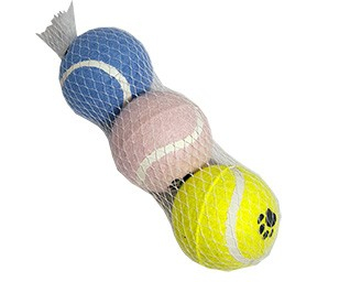 Hundelegetøjs Tennisbolde - Uden Slibemiddel - 6,5cm - 3-pack