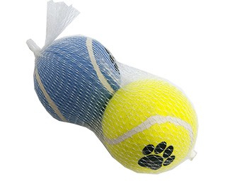 Hundelegetøjs Tennisbolde - Uden Slibemiddel - 8cm - 2-pack