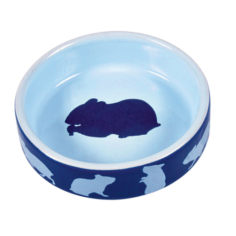 Trixie Hamsterskål i Keramik- Med Motiv - 8cm