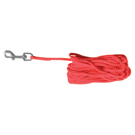 Trixie Hunde Sporline i Nylon - 5mm x 15m - Rød