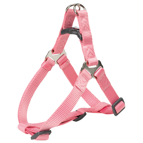 Biprodukt højen overskæg Trixie Premium One Touch Hundesele Harness i Nylon- Flamingo
