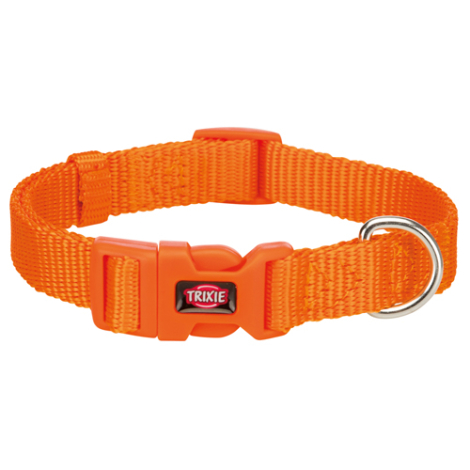 Trixie Premium Hundehalsbånd - i Nylon - Papaya Orange - Flere Størrelser