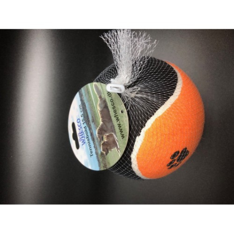 Whesco Hundelegetøjs Tennisbold - 2stk - Ø6,5cm - Med Piv