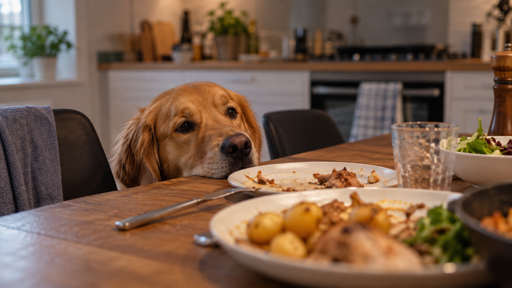 Derfor skal du tænke dig om, før hunden får rester fra middagsbordet
